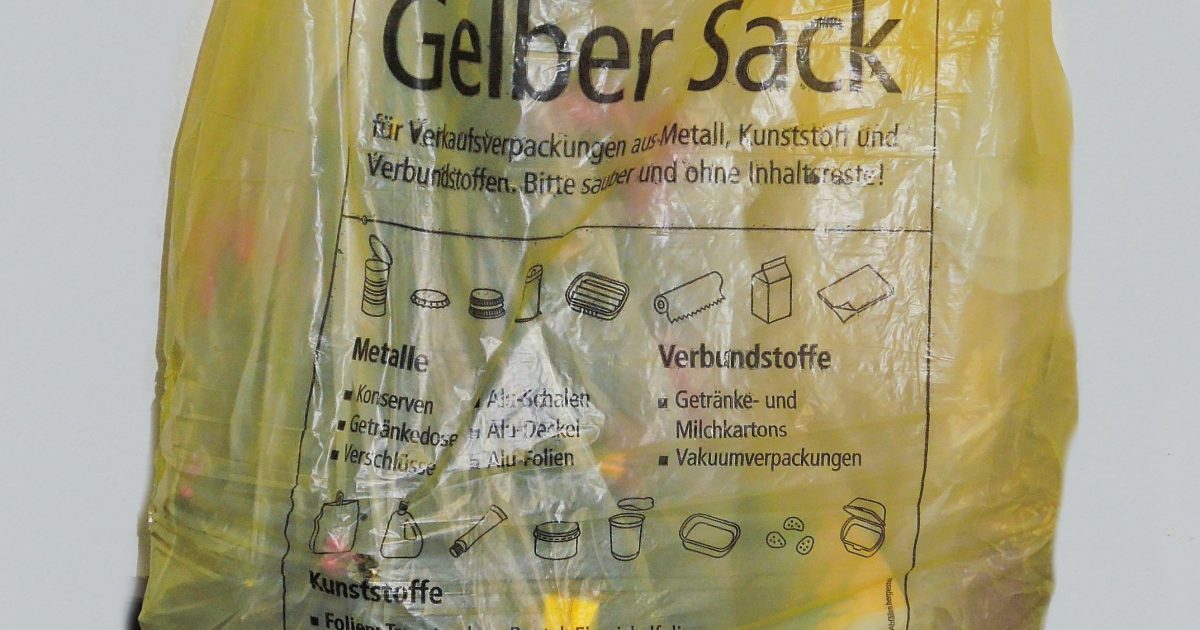 Was Darf In Den Gelben Sack Abfallwirtschaft Altenburg